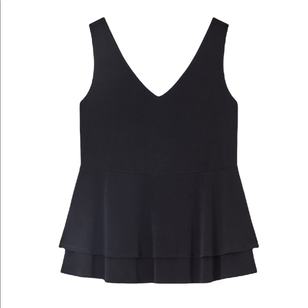 Nwt Torrid Studio Knit Double Layer Babydoll Tank - image 1